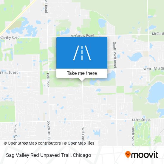 Mapa de Sag Valley Red Unpaved Trail