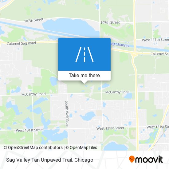 Mapa de Sag Valley Tan Unpaved Trail