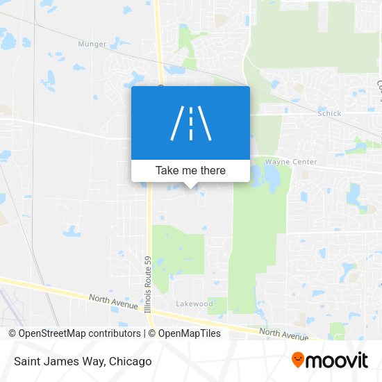 Mapa de Saint James Way