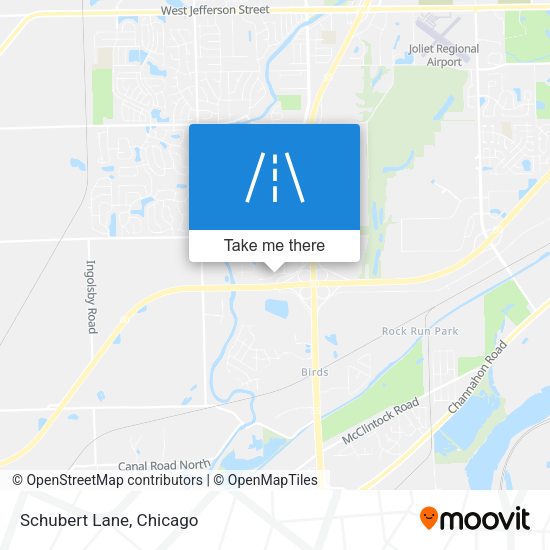 Mapa de Schubert Lane