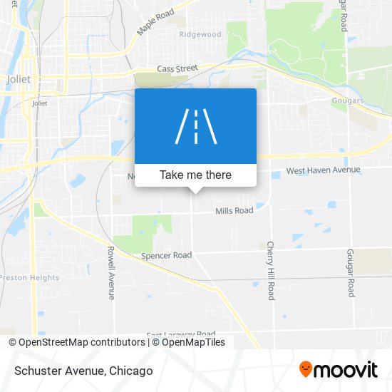 Schuster Avenue map