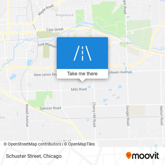 Schuster Street map