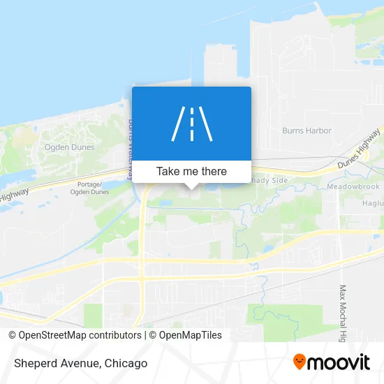 Sheperd Avenue map
