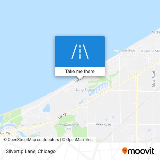 Mapa de Silvertip Lane