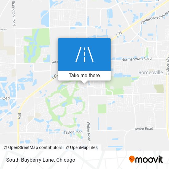 South Bayberry Lane map