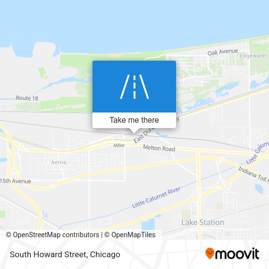 Mapa de South Howard Street
