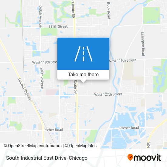 South Industrial East Drive map
