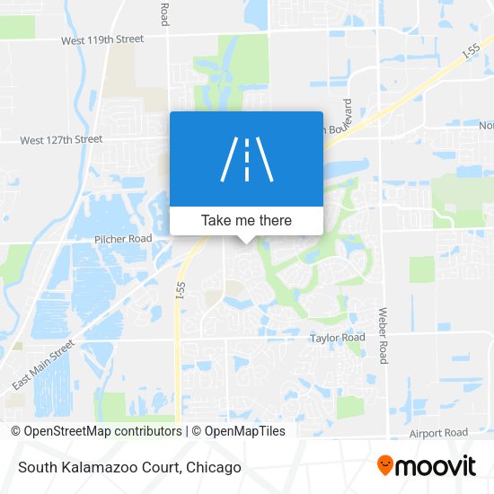 Mapa de South Kalamazoo Court
