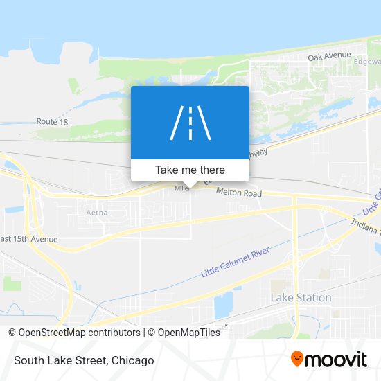 Mapa de South Lake Street