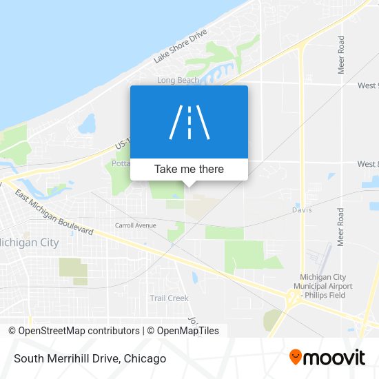 South Merrihill Drive map