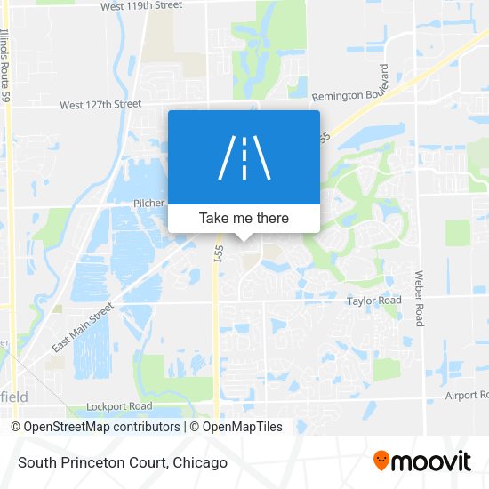 South Princeton Court map