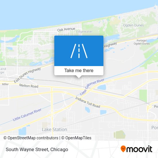 Mapa de South Wayne Street