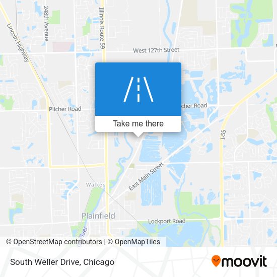 Mapa de South Weller Drive