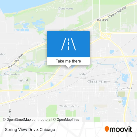 Spring View Drive map