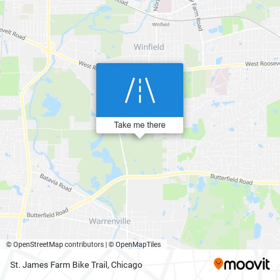 St. James Farm Bike Trail map