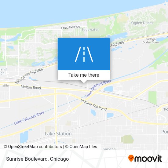 Mapa de Sunrise Boulevard