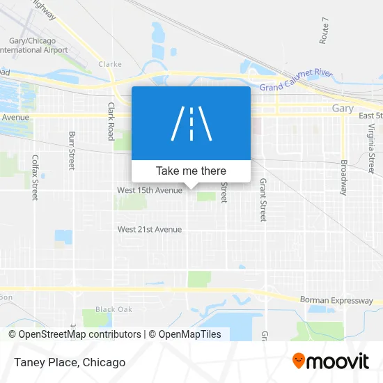 Taney Place map