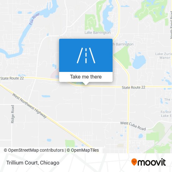 Trillium Court map