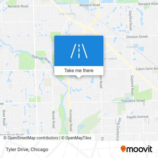 Tyler Drive map
