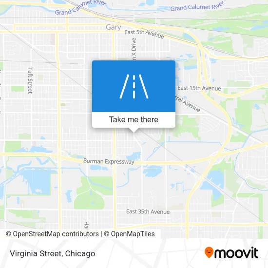 Virginia Street map