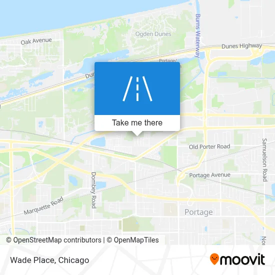 Wade Place map