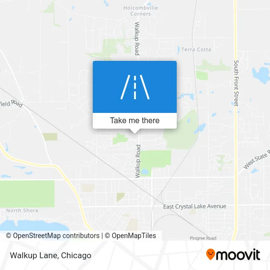 Walkup Lane map