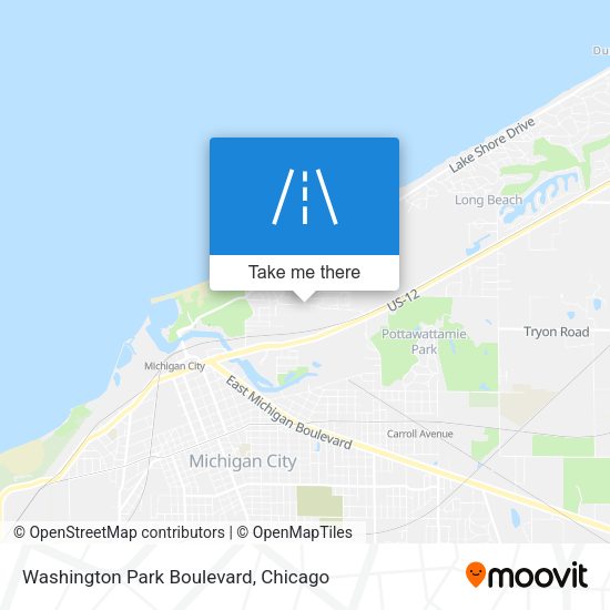 Mapa de Washington Park Boulevard