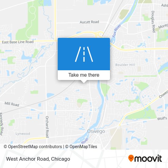 Mapa de West Anchor Road