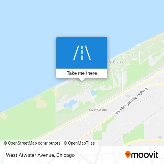 West Atwater Avenue map
