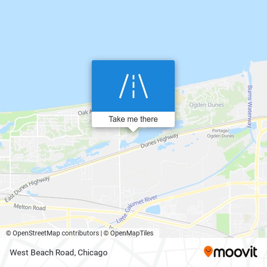 West Beach Road map