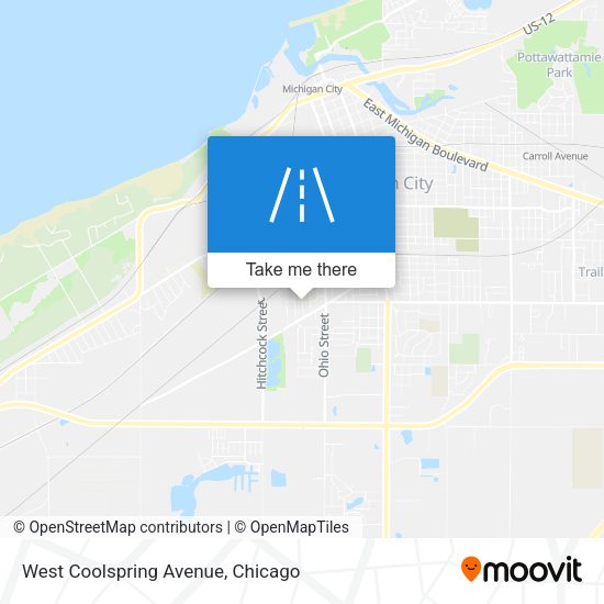 West Coolspring Avenue map