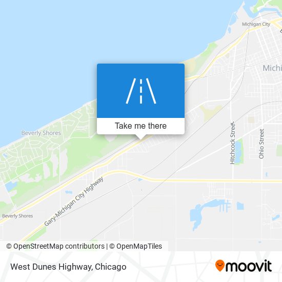 West Dunes Highway map