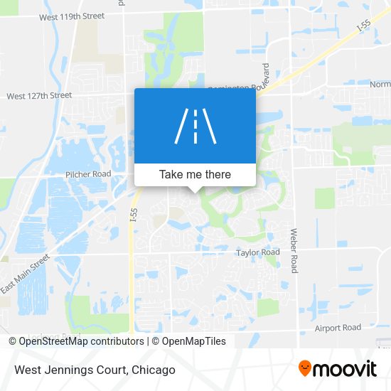 West Jennings Court map