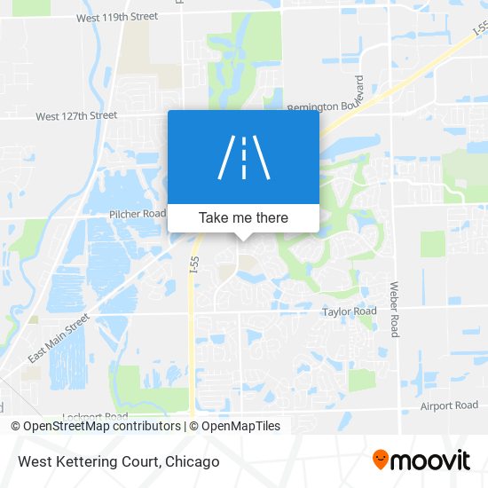 West Kettering Court map