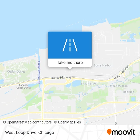 West Loop Drive map