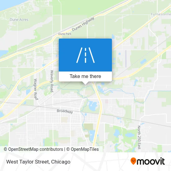 West Taylor Street map