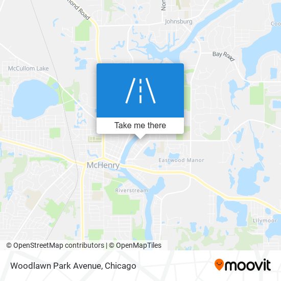 Woodlawn Park Avenue map