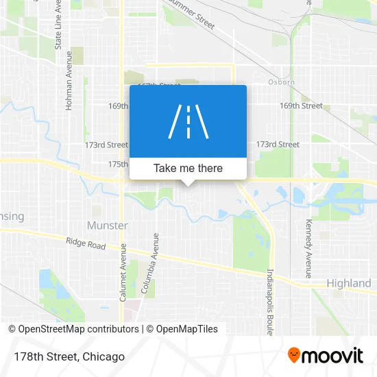 178th Street map