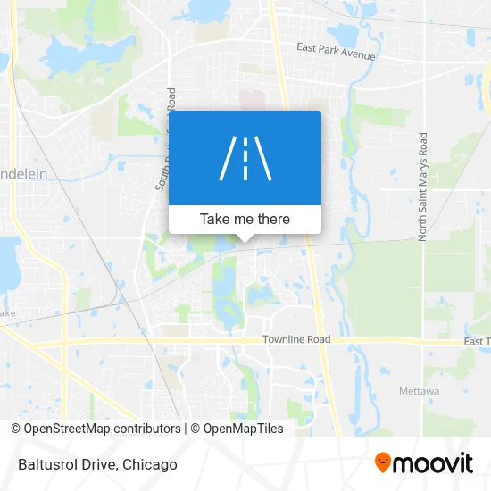Baltusrol Drive map