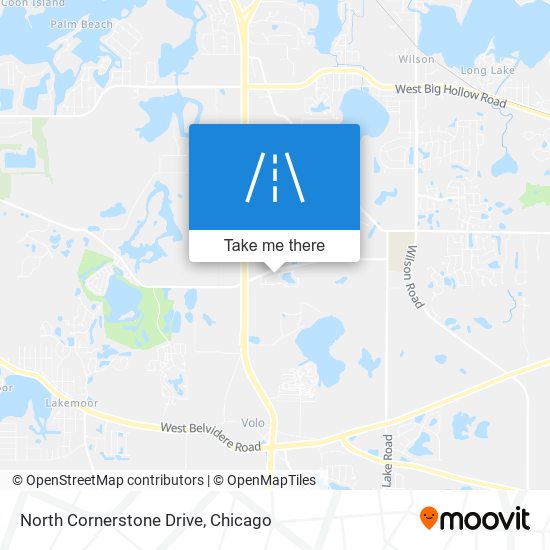 Mapa de North Cornerstone Drive