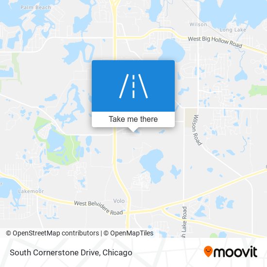 Mapa de South Cornerstone Drive