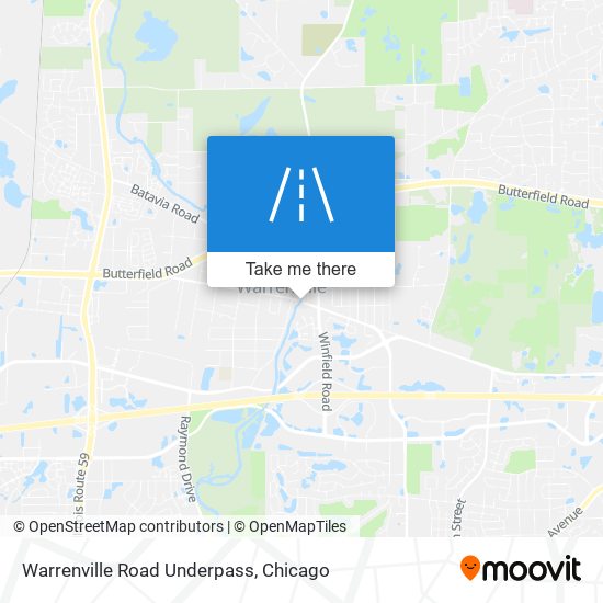 Warrenville Road Underpass map
