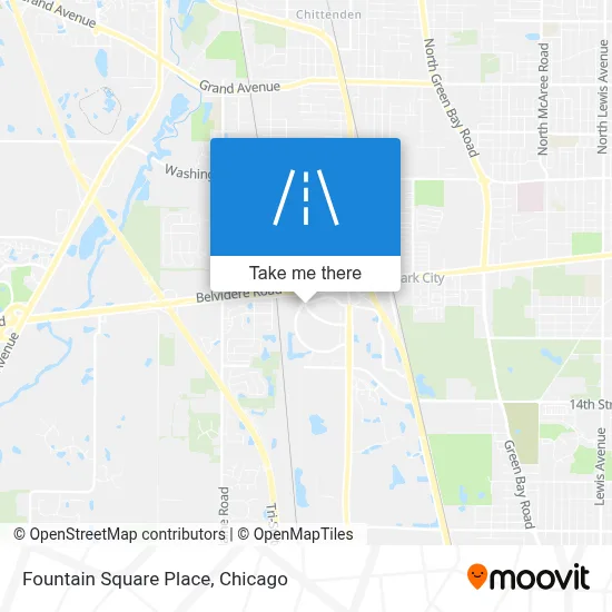 Fountain Square Place map