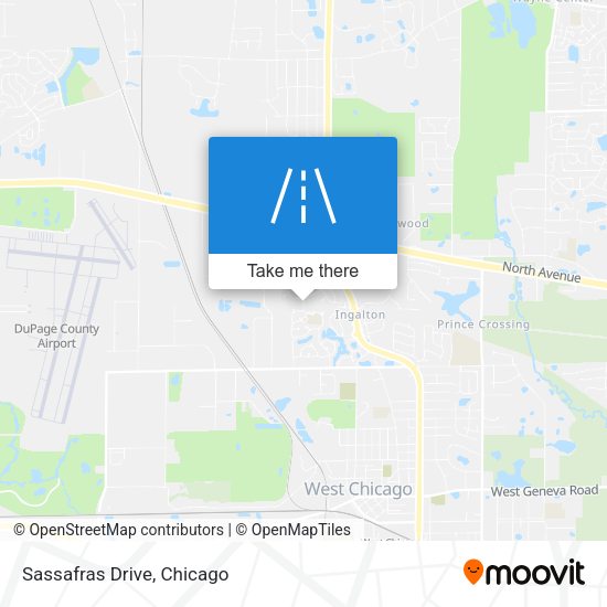 Mapa de Sassafras Drive