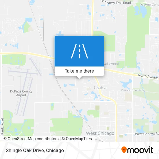 Shingle Oak Drive map