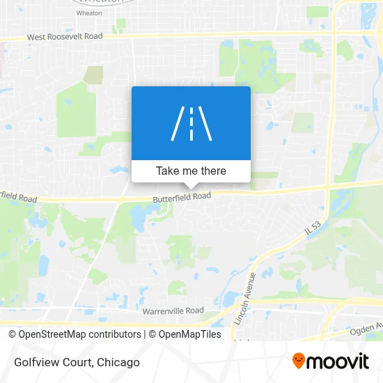 Golfview Court map