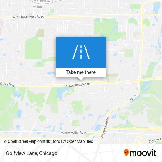 Golfview Lane map