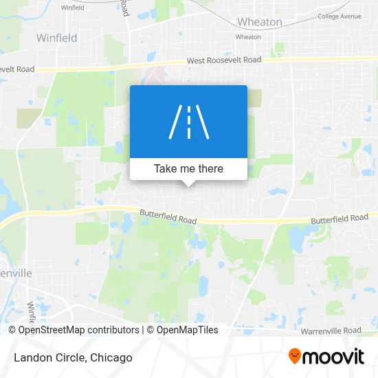 Landon Circle map