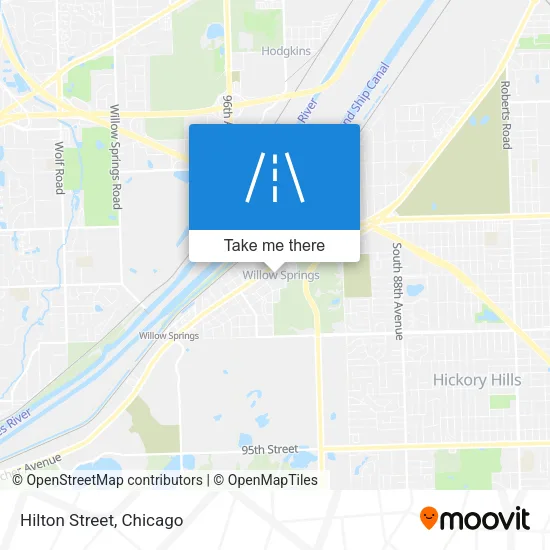 Mapa de Hilton Street