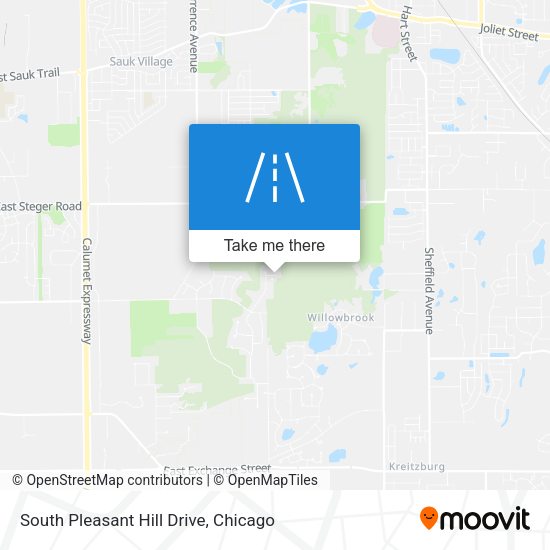 South Pleasant Hill Drive map